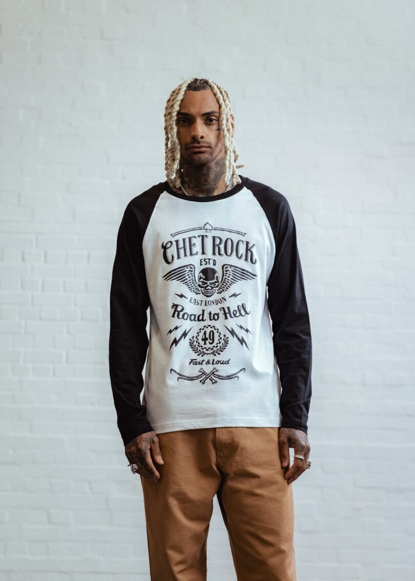 Road To Hell Raglan Sleeve T-Shirt  Shop now at Kitty Darling