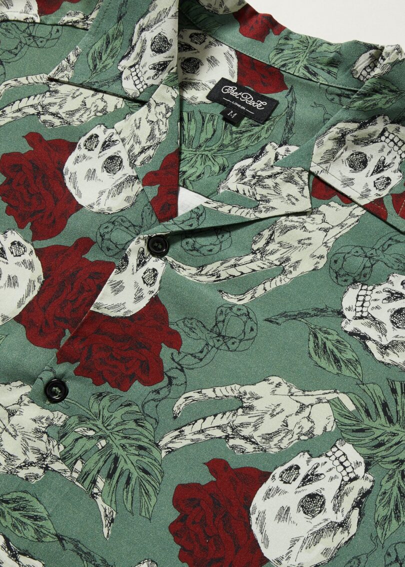Skulls And Roses Shirt  Shop now at Kitty Darling
