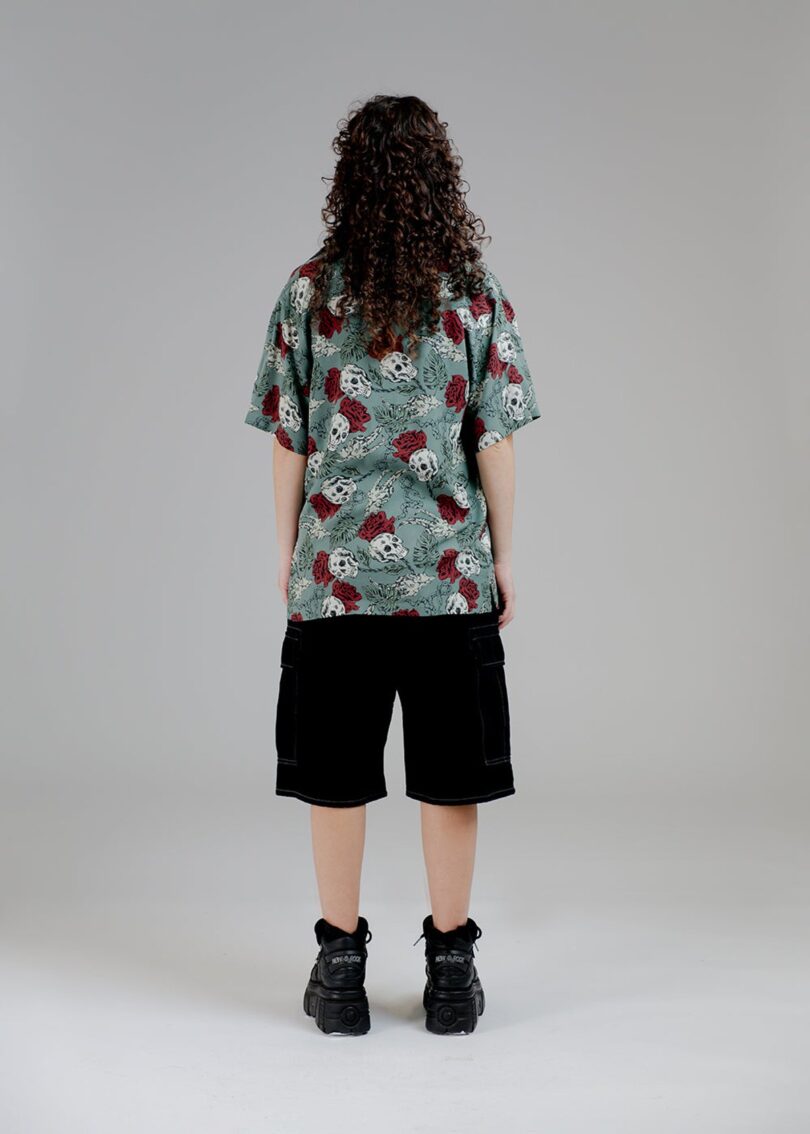 Skulls And Roses Shirt  Shop now at Kitty Darling