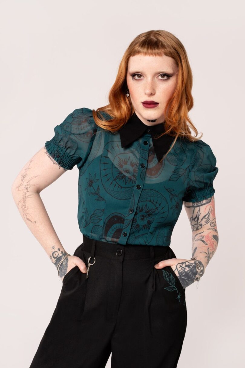 Venom Blouse  Shop now at Kitty Darling