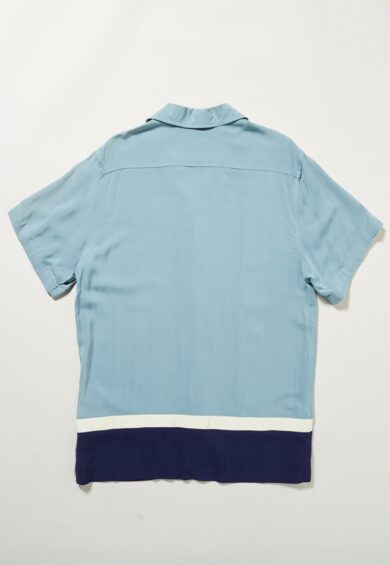 Walter Contrast Panel Bowling shirt – Shirt | Kitty Darling