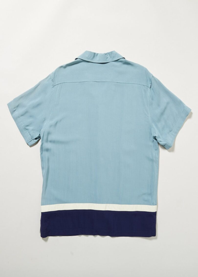 Walter Contrast Panel Bowling shirt  Shop now at Kitty Darling