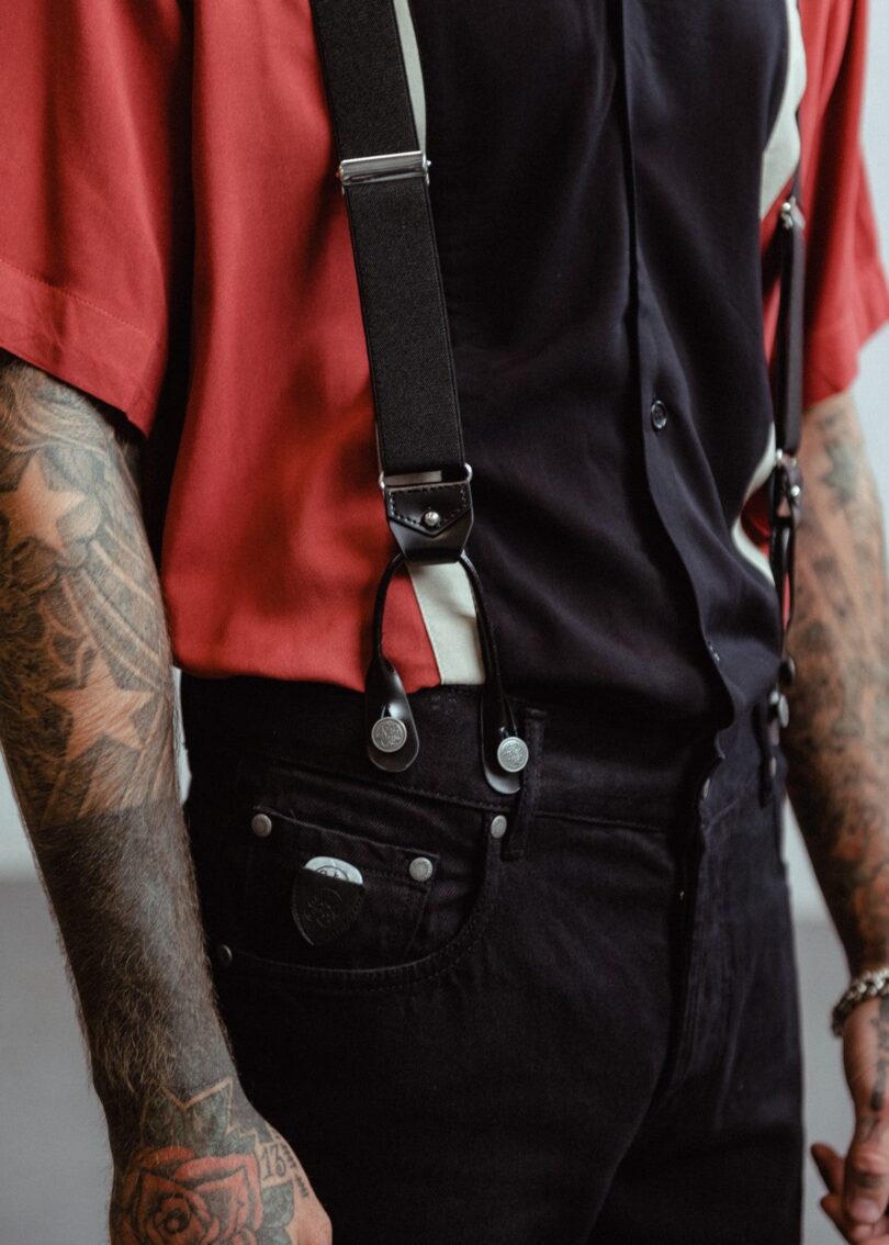 Walter Contrast Panel Bowling shirt  Shop now at Kitty Darling