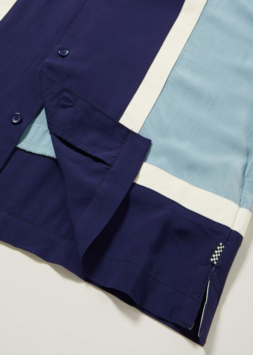 Walter Contrast Panel Bowling shirt  Shop now at Kitty Darling