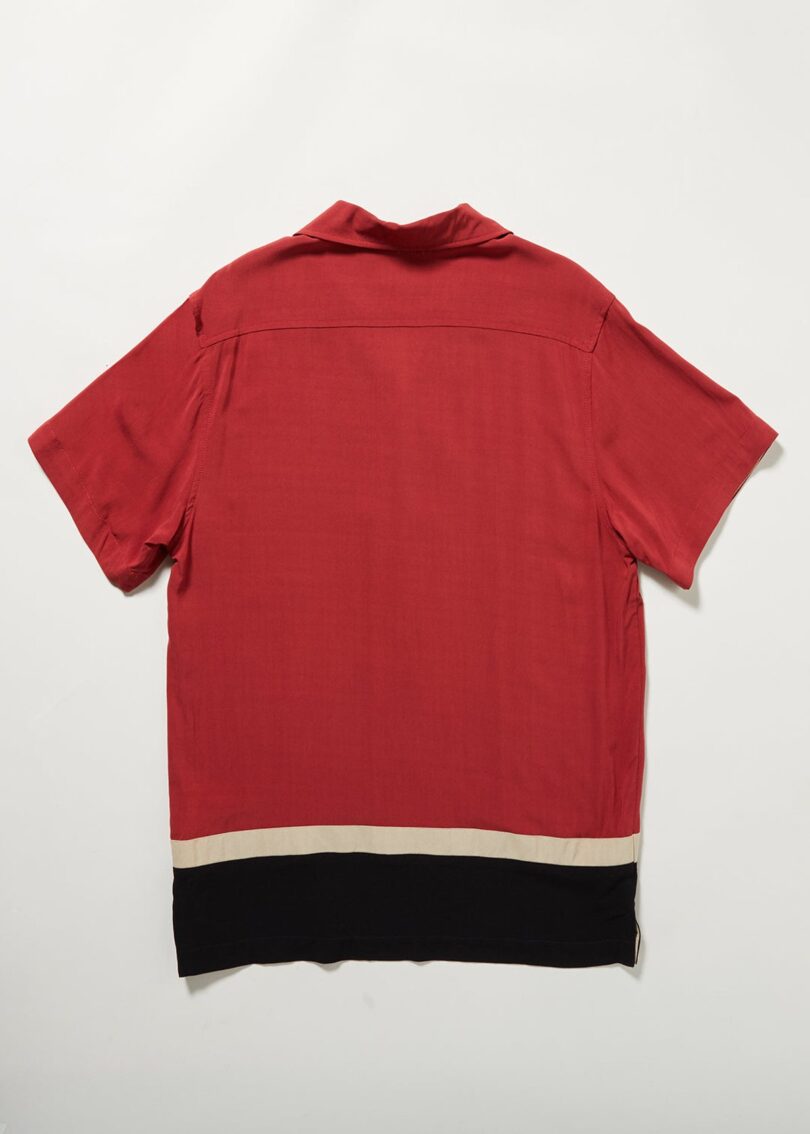 Walter Contrast Panel Bowling shirt  Shop now at Kitty Darling