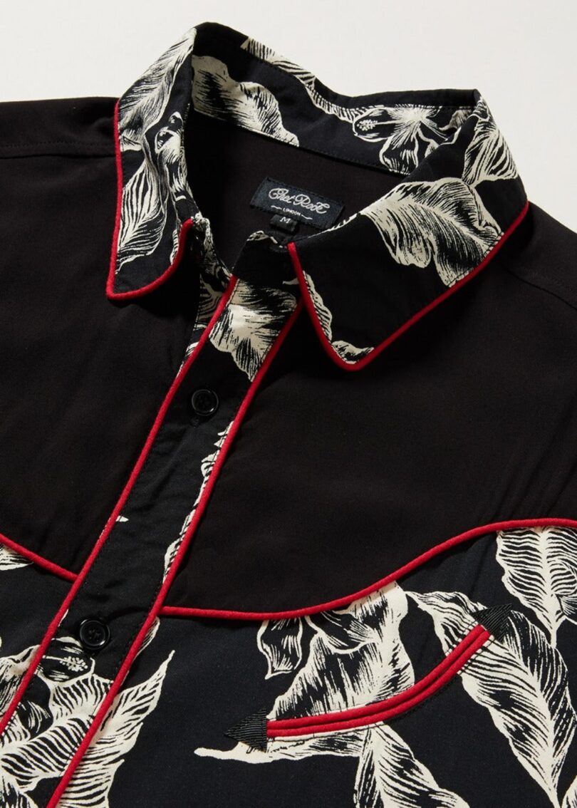 Western Leafed Shirt  Shop now at Kitty Darling