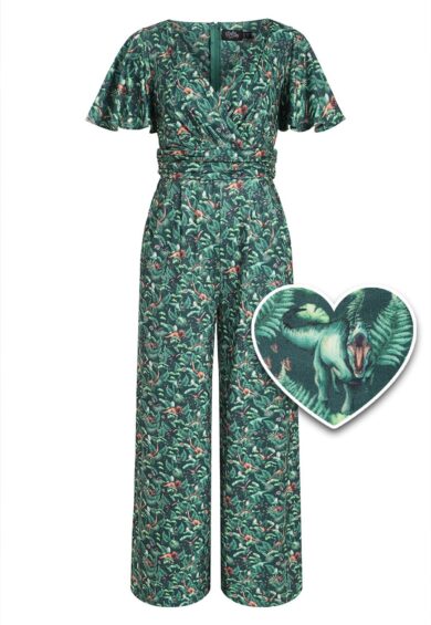 Charlotte Green Woodland Jumpsuit – Jumpsuits & Playsuits | Kitty Darling