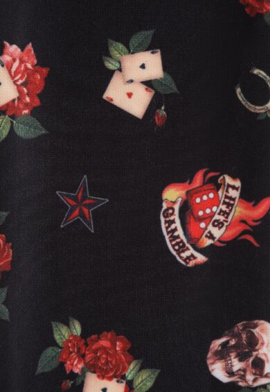 Quirky Headband in Skull & Rose Print – Headbands | Kitty Darling