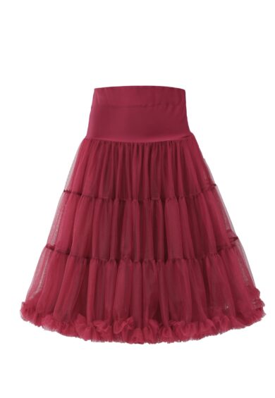 Fluffy Burgundy Petticoat – Petticoats & Pettipants | Kitty Darling