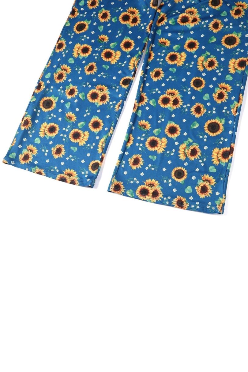 Esther Blue Sunflower Jumpsuit  Shop now at Kitty Darling