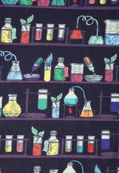 Billie Navy Blue Science Lab Flared Dress – Dresses | Kitty Darling