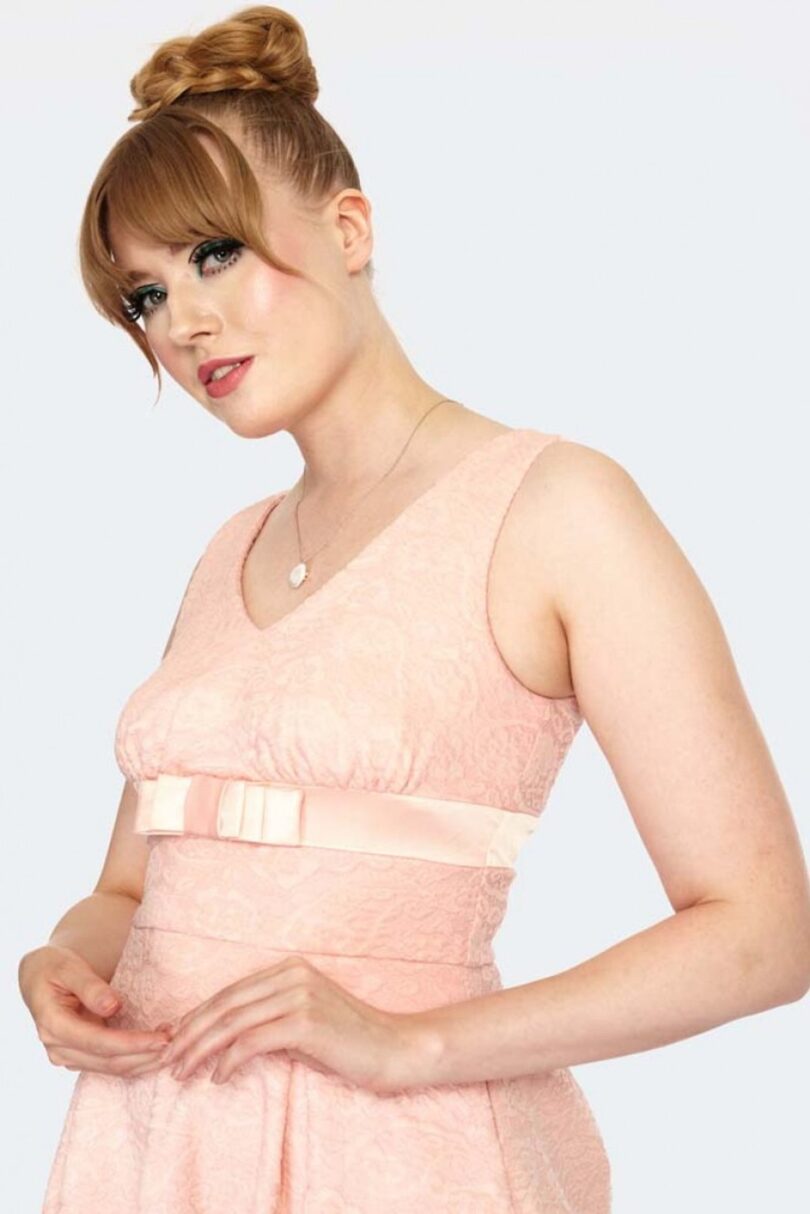 Curve Floral Lace Flare Dress  Shop now at Kitty Darling