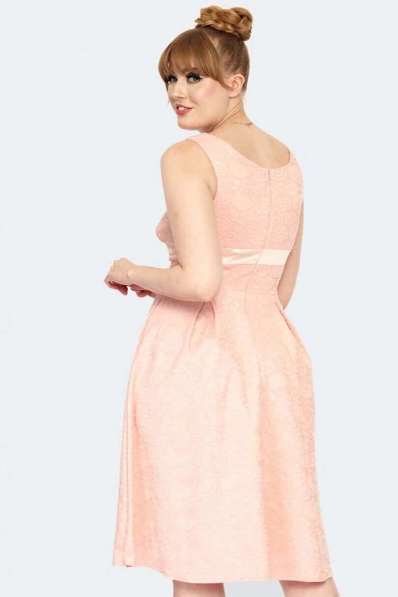 Curve Floral Lace Flare Dress  Shop now at Kitty Darling