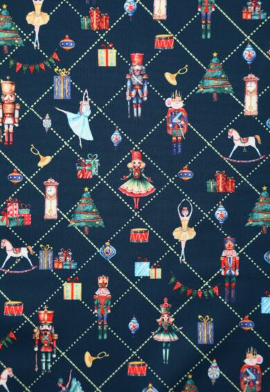 Scarlette Dark Blue Nutcracker Midi Dress – Dresses | Kitty Darling