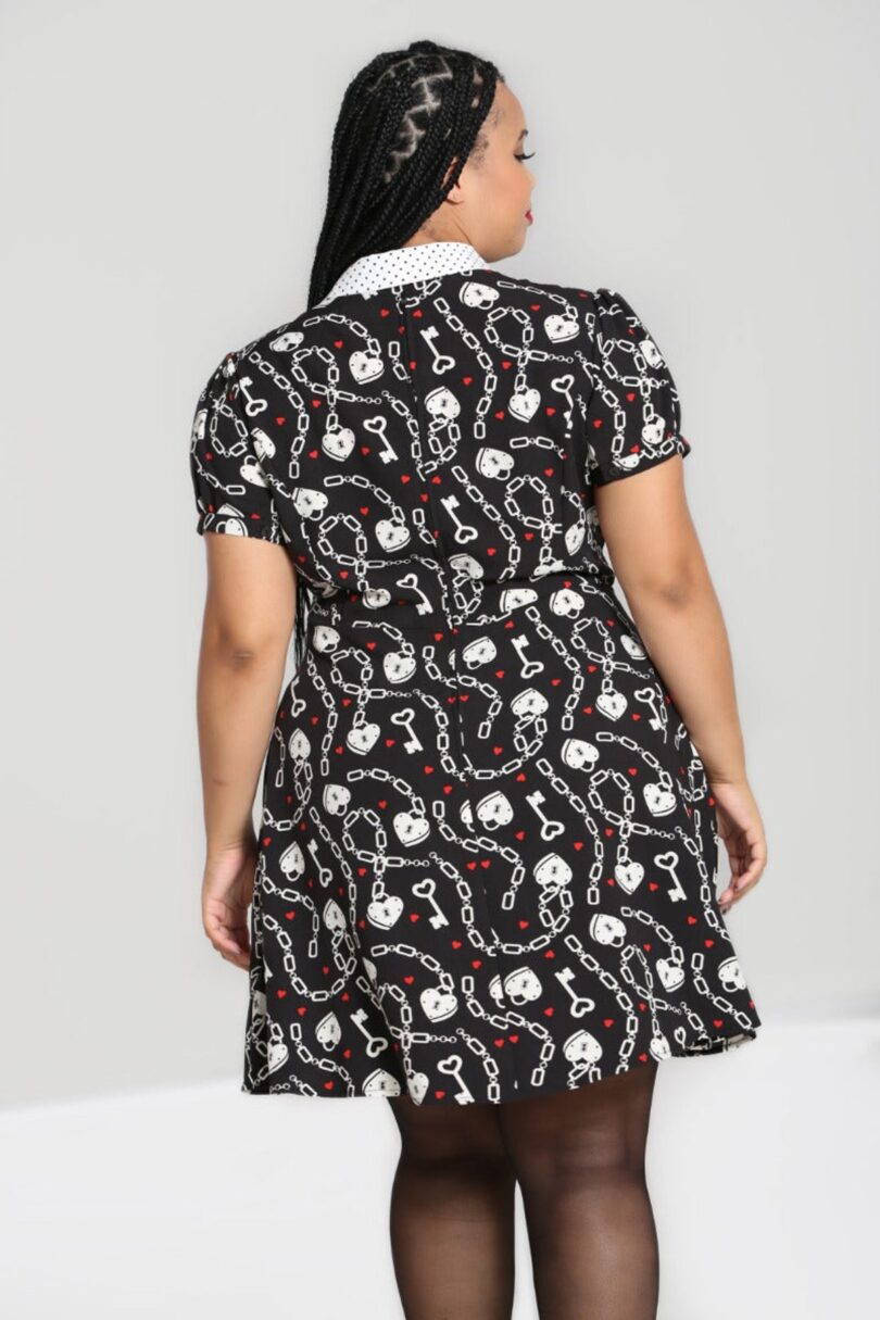 Heart Lock Mini Dress  Shop now at Kitty Darling