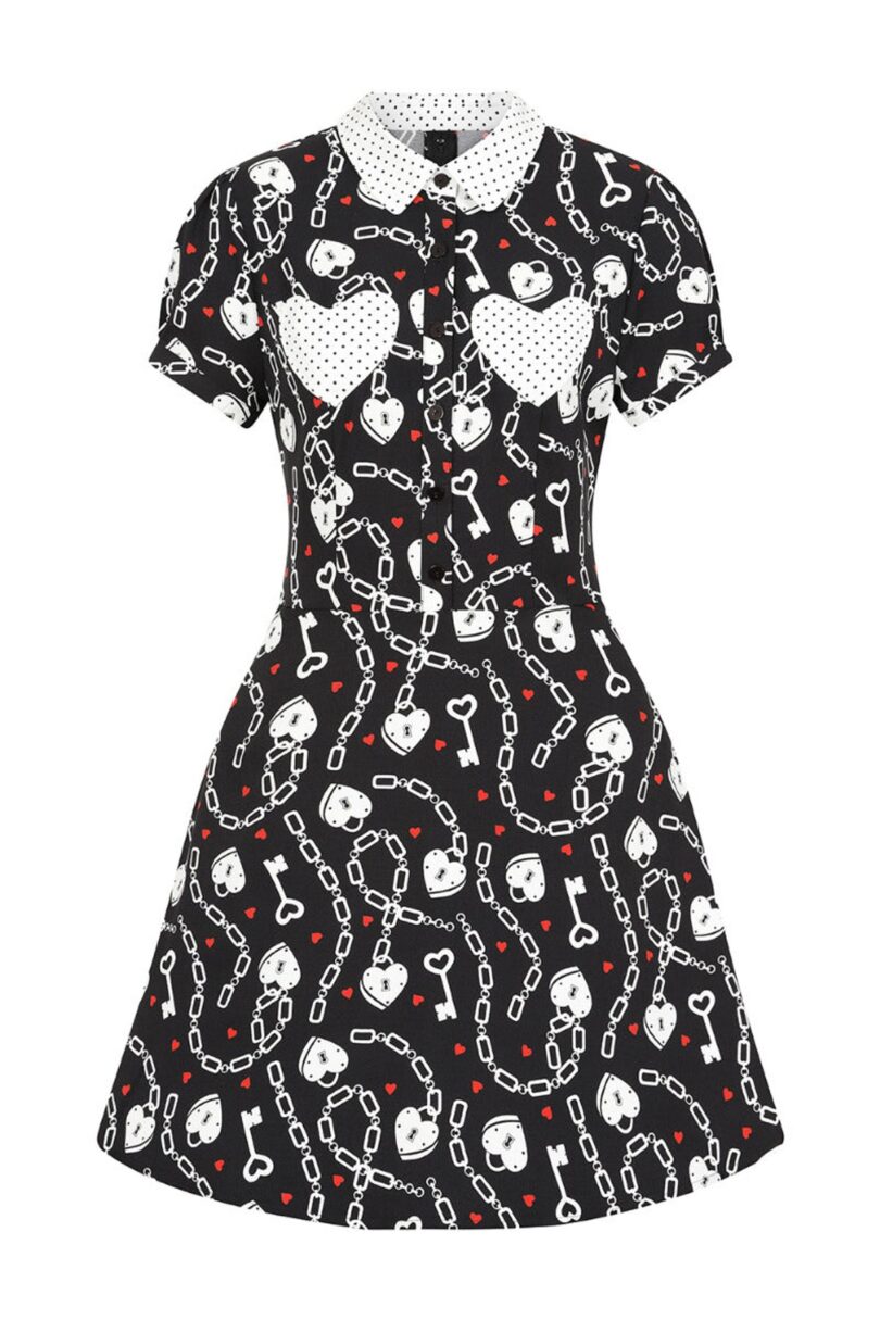 Heart Lock Mini Dress  Shop now at Kitty Darling