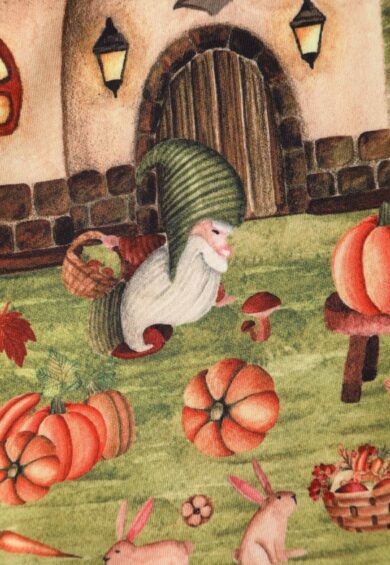 Aisley Gnome Ville Pleated Midi Skirt – Skirt | Kitty Darling