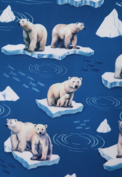 Amanda Blue Polar Bear Print Swing Dress – Dresses | Kitty Darling