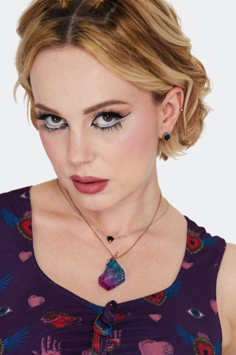 Ancient Pattern Black Studs  Shop now at Kitty Darling