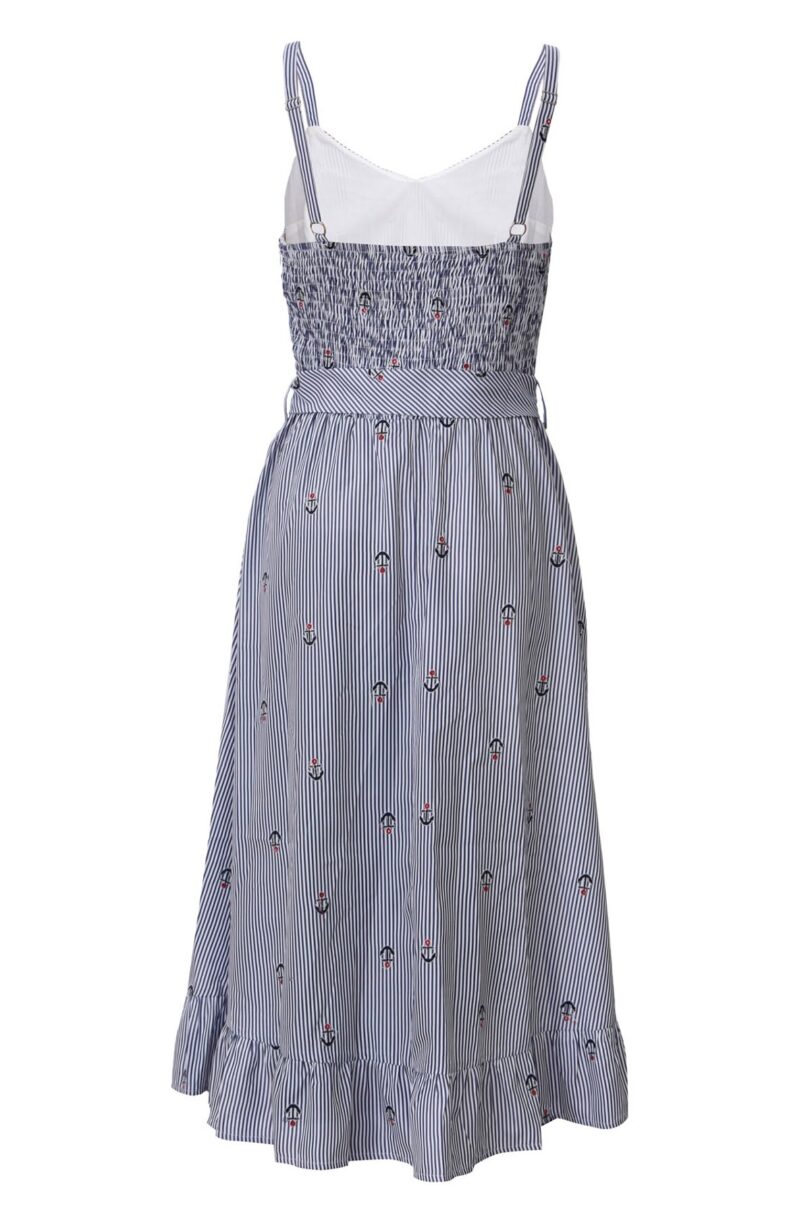 Andy Anchor Pinstripe Flare Dress  Shop now at Kitty Darling