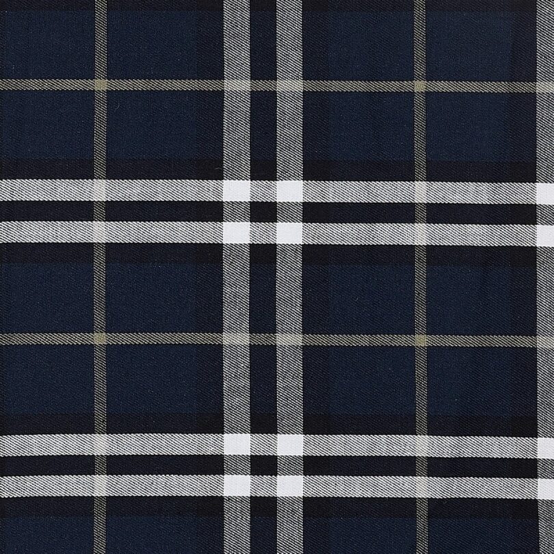 Annie Retro Check Swing Dress in Navy Blue  Shop now at Kitty Darling
