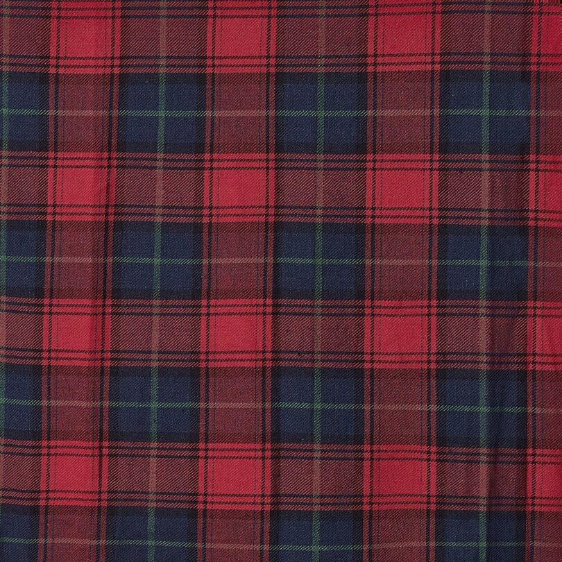 Annie Retro Check Swing Dress in Red/Blue  Shop now at Kitty Darling