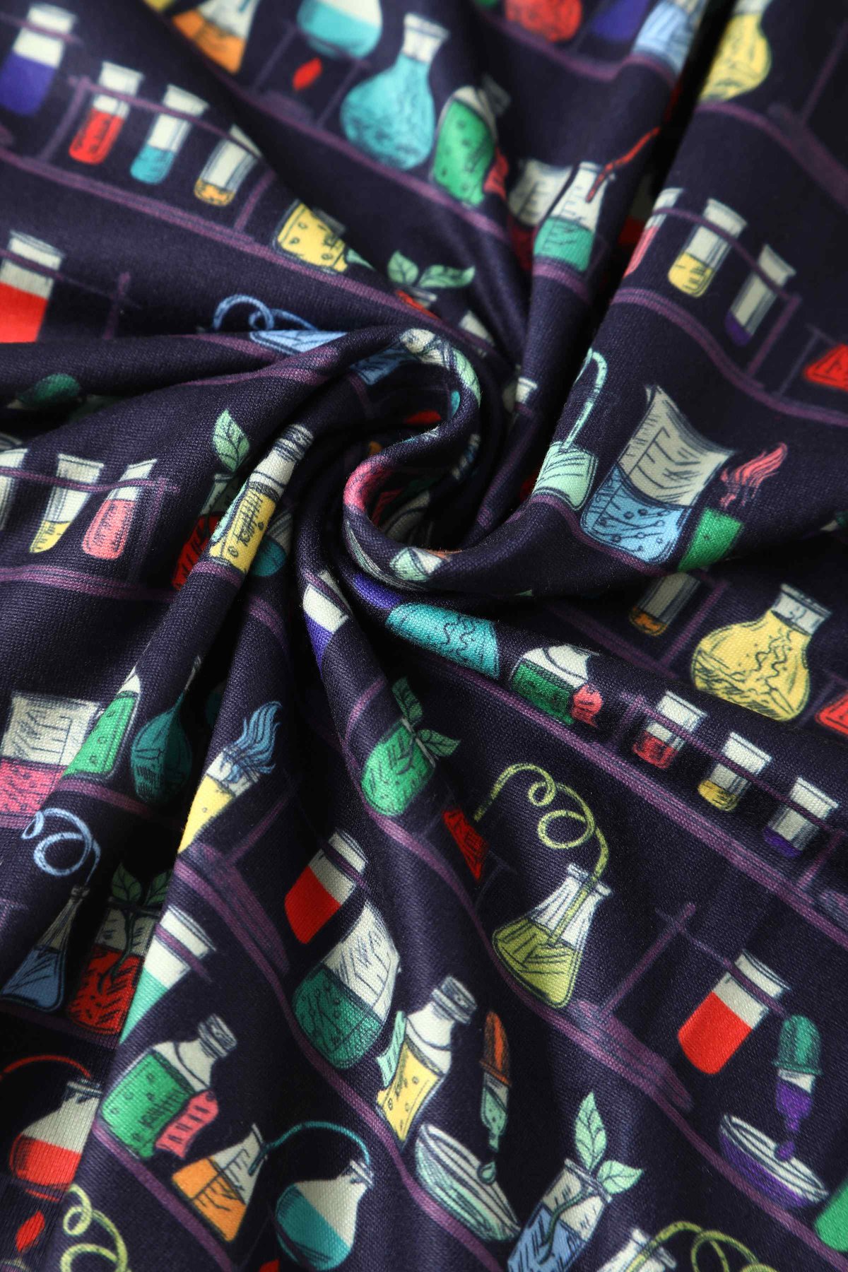 Billie Navy Blue Science Lab Flared Dress Billie Navy Blue Science Lab Flared Dress Shop now at Kitty Darling