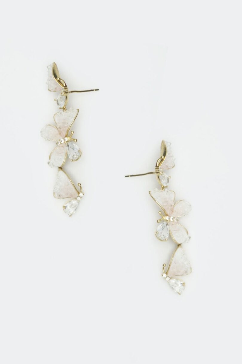 Butterfly Drop Earrings  Shop now at Kitty Darling