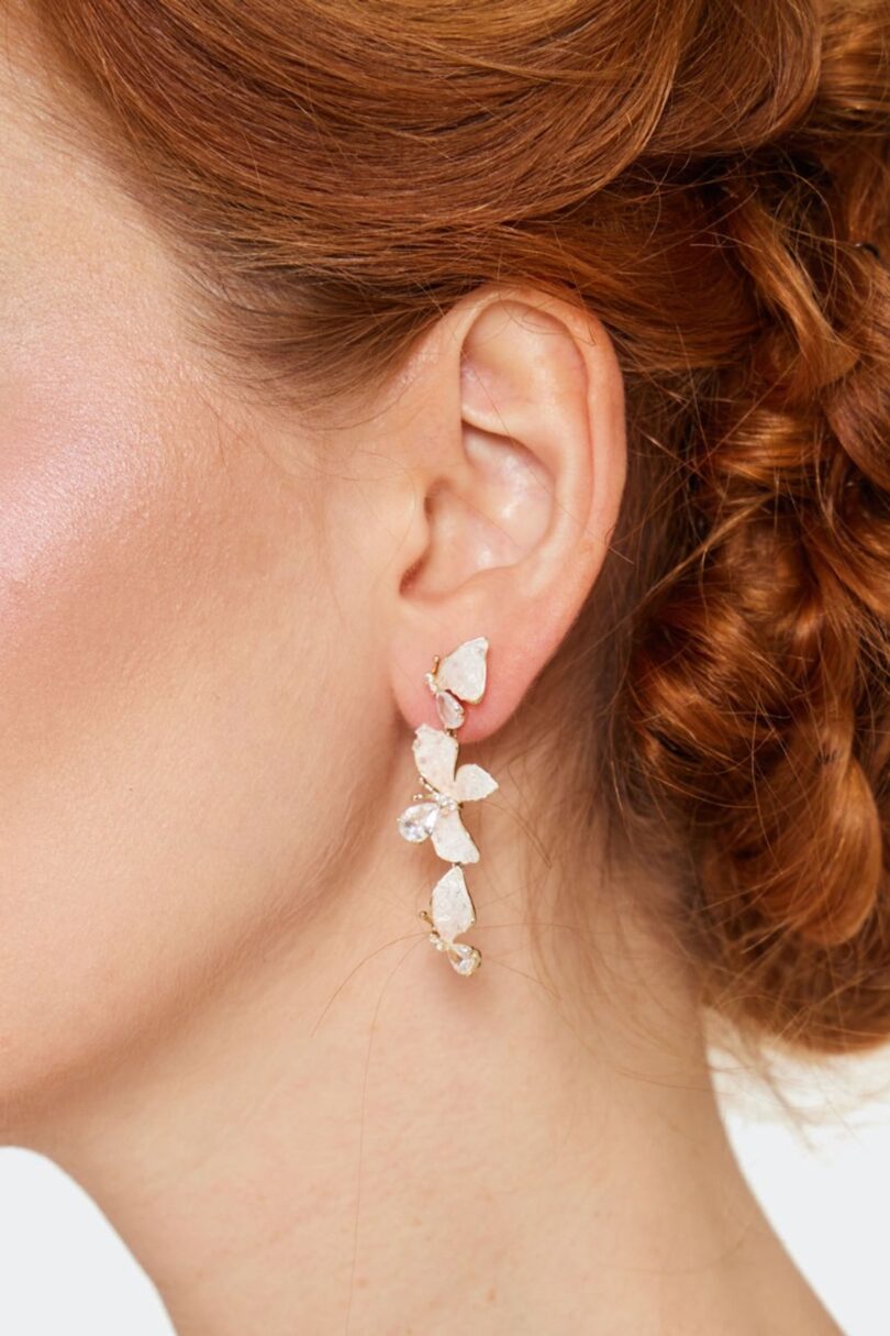 Butterfly Drop Earrings  Shop now at Kitty Darling