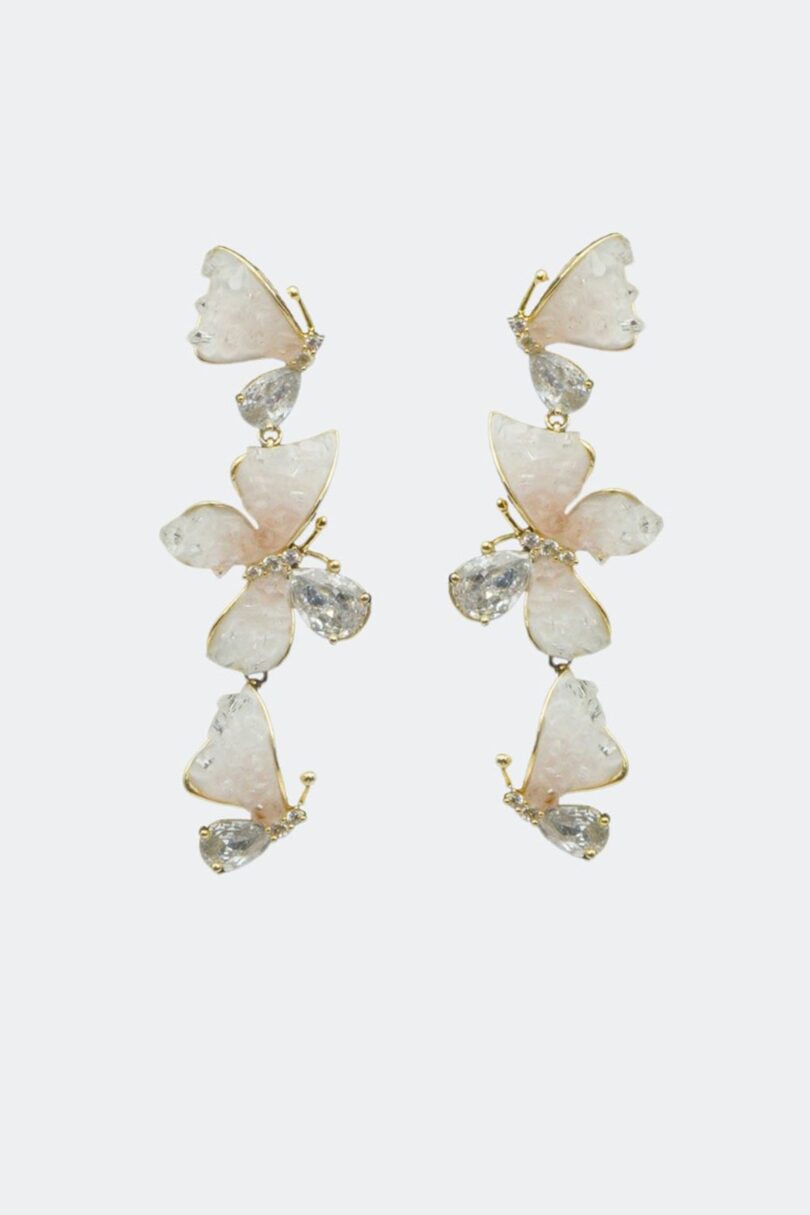 Butterfly Drop Earrings  Shop now at Kitty Darling