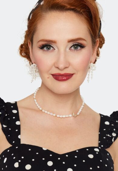 Butterfly Pearl Short Necklace – Jewellery | Kitty Darling