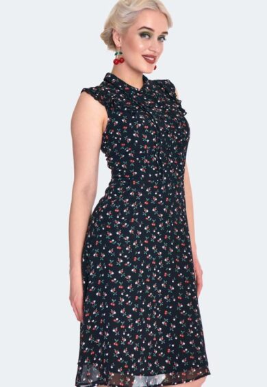 Cherry Tea Flare Dress – Dresses | Kitty Darling