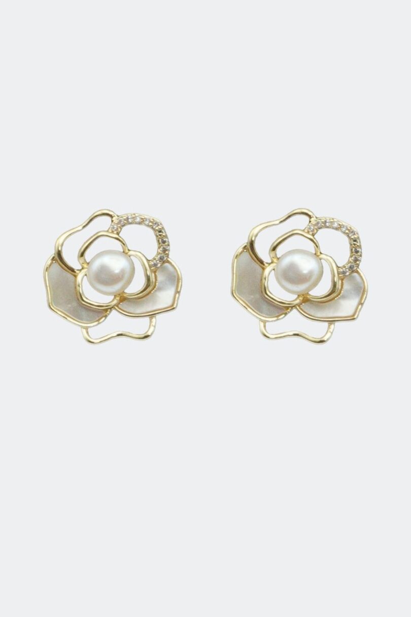 Cut Out Flower Stud Earrings  Shop now at Kitty Darling