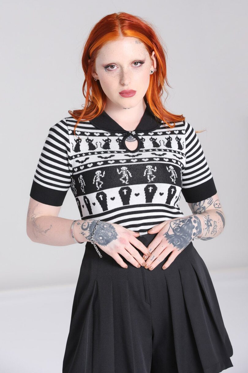 Dance Macabre Top  Shop now at Kitty Darling