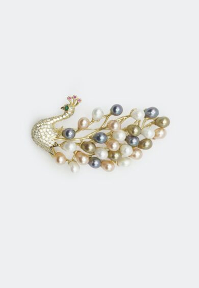 Diamante And Pearl Swan Brooch – Jewellery | Kitty Darling