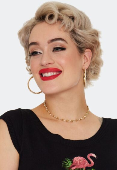 Diamante Hoop Earrings – Jewellery | Kitty Darling