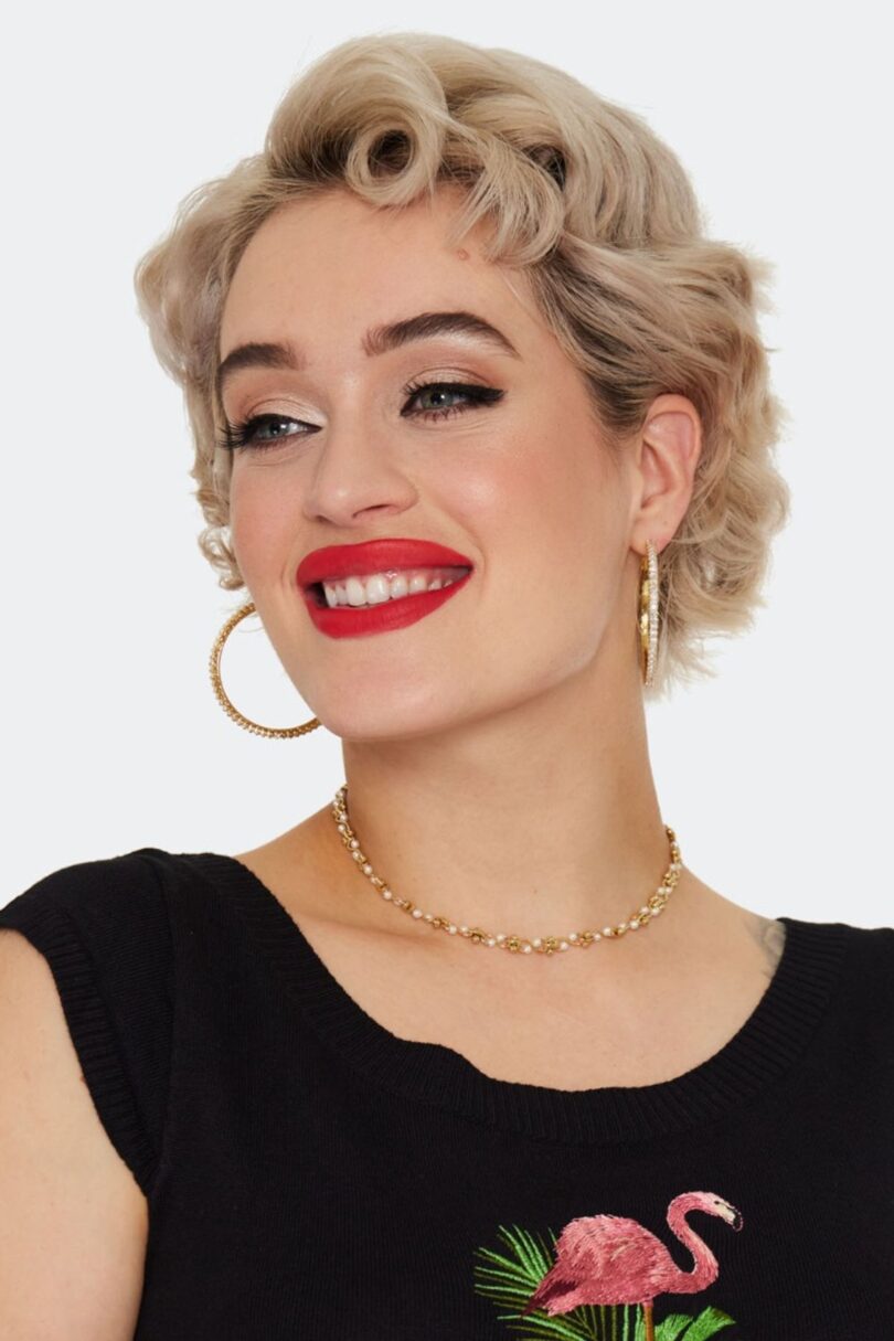 Diamante Hoop Earrings  Shop now at Kitty Darling