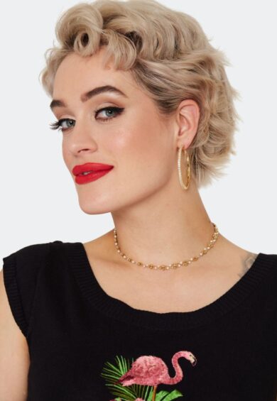 Diamante Hoop Earrings – Jewellery | Kitty Darling