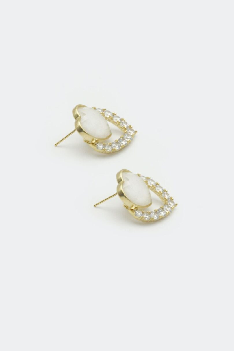 Double Heart Earrings  Shop now at Kitty Darling