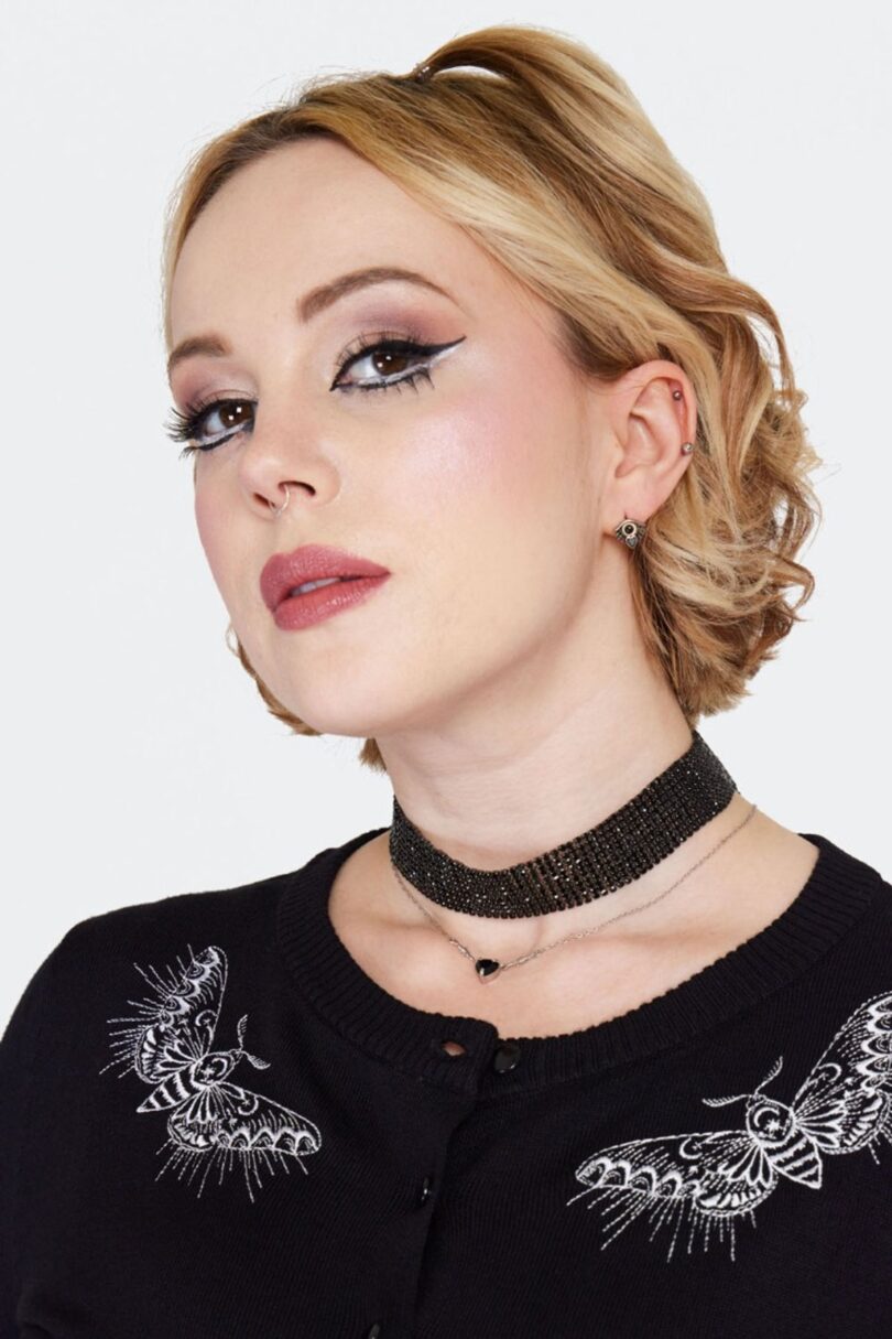 Evil Eye And Heart Stud Earrings  Shop now at Kitty Darling