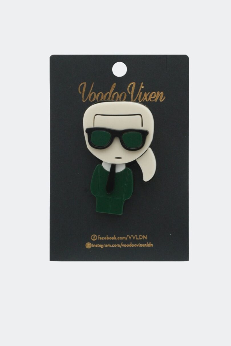Fashionista Resin Brooch  Shop now at Kitty Darling