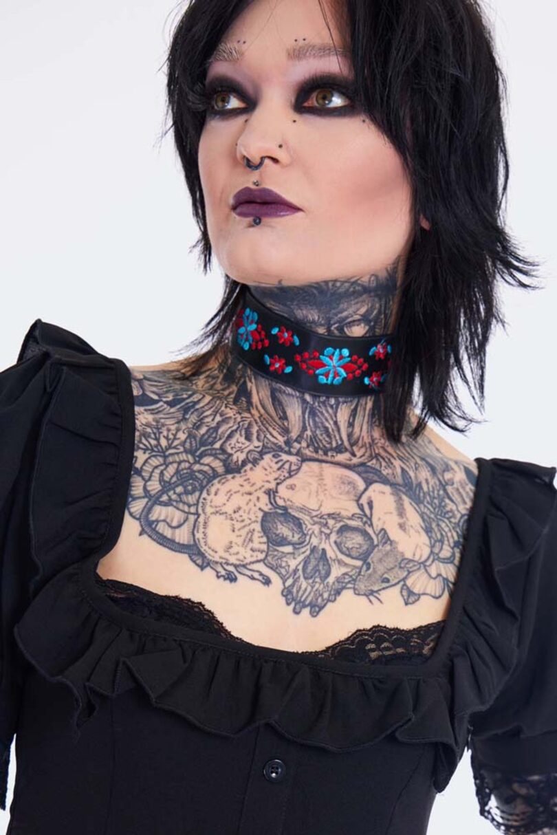 Flower Power Choker  Shop now at Kitty Darling