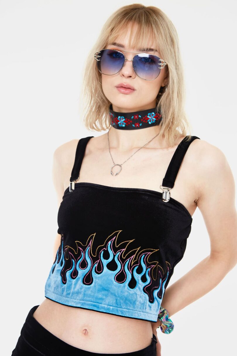 Flower Power Choker  Shop now at Kitty Darling