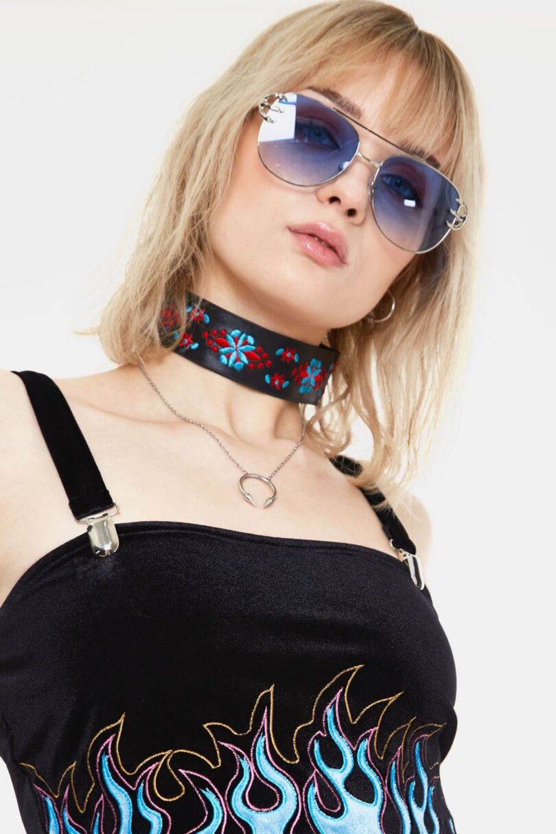 Flower Power Choker  Shop now at Kitty Darling
