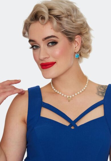 Gold And Peal Beaded Necklace – Jewellery | Kitty Darling