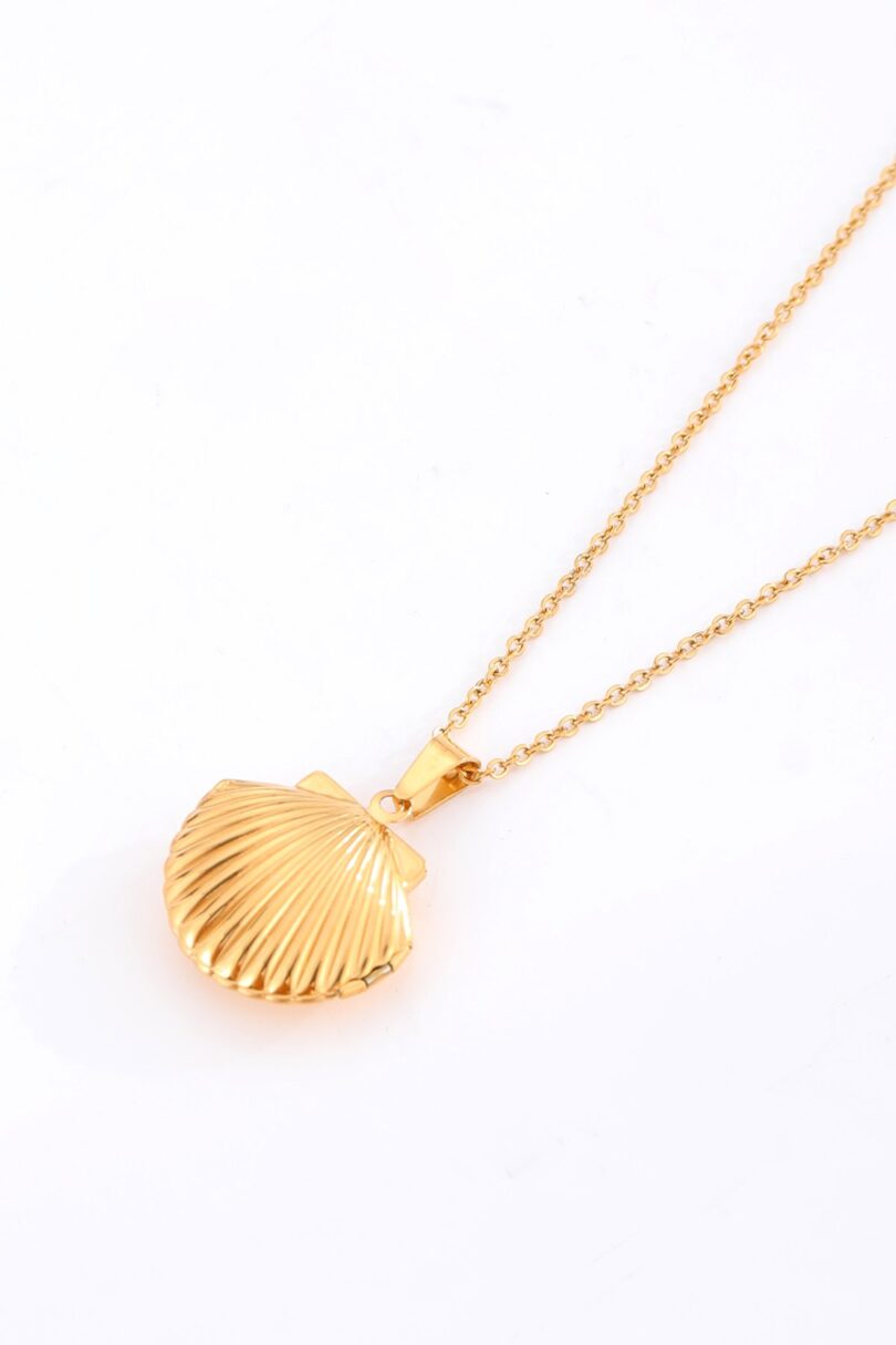 Gold Shell Pendent Necklace  Shop now at Kitty Darling