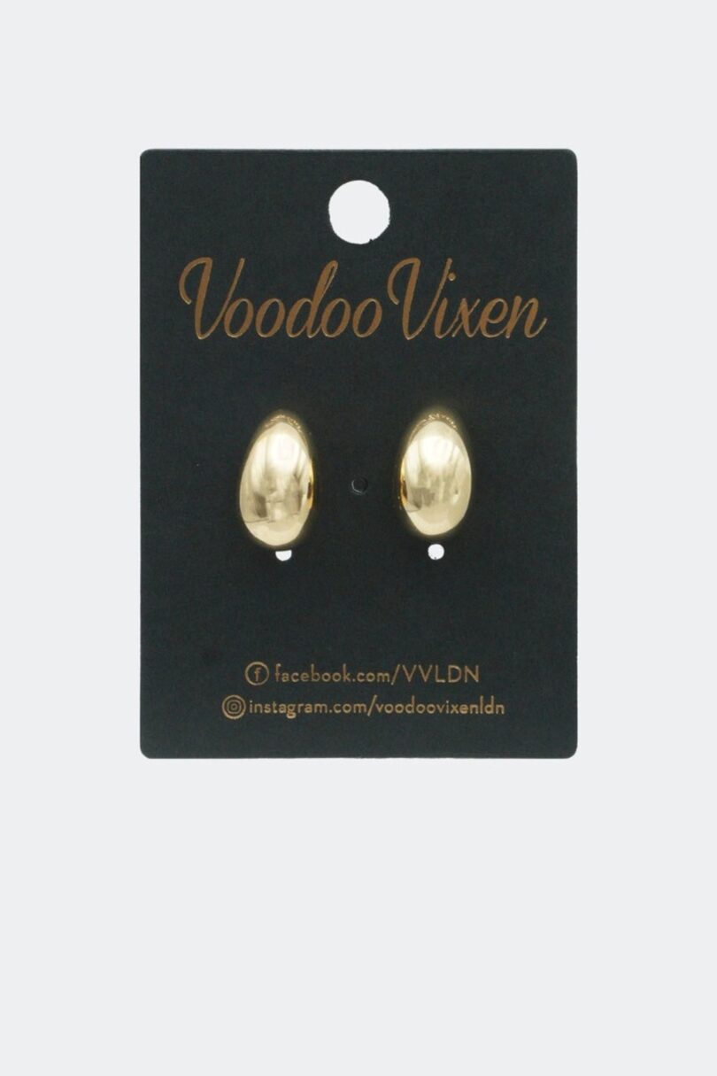 Gold Teardrop Earrings  Shop now at Kitty Darling