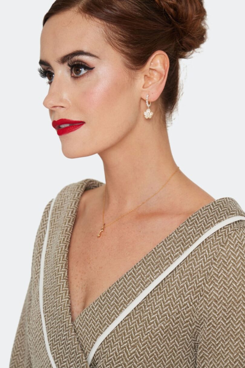 Golden Tone Heel Necklace  Shop now at Kitty Darling