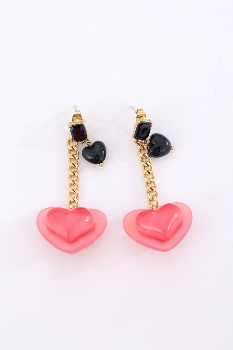 Heart Drop Earrings  Shop now at Kitty Darling