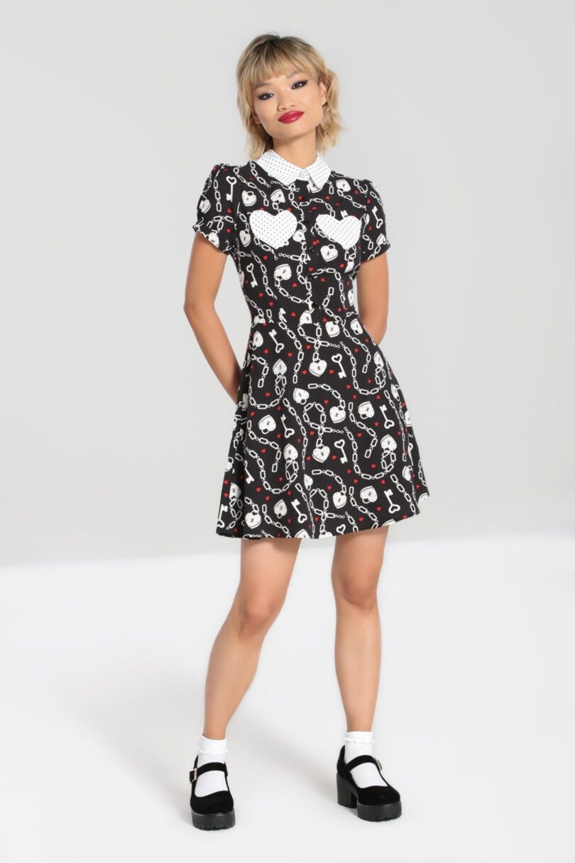 Heart Lock Mini Dress  Shop now at Kitty Darling
